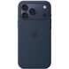 Оригинальный чехол Silicone Case with MagSafe для iPhone 17 Pro Max (MGFP4) - Midnight Blue (402871DB). Фото 1 из 3