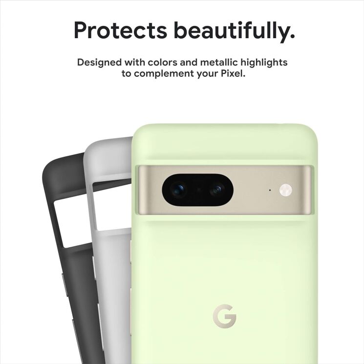 Оригинальный чехол Soft Shell для Google Pixel 7 (GA04454) - Lemongrass: фото 5 из 6