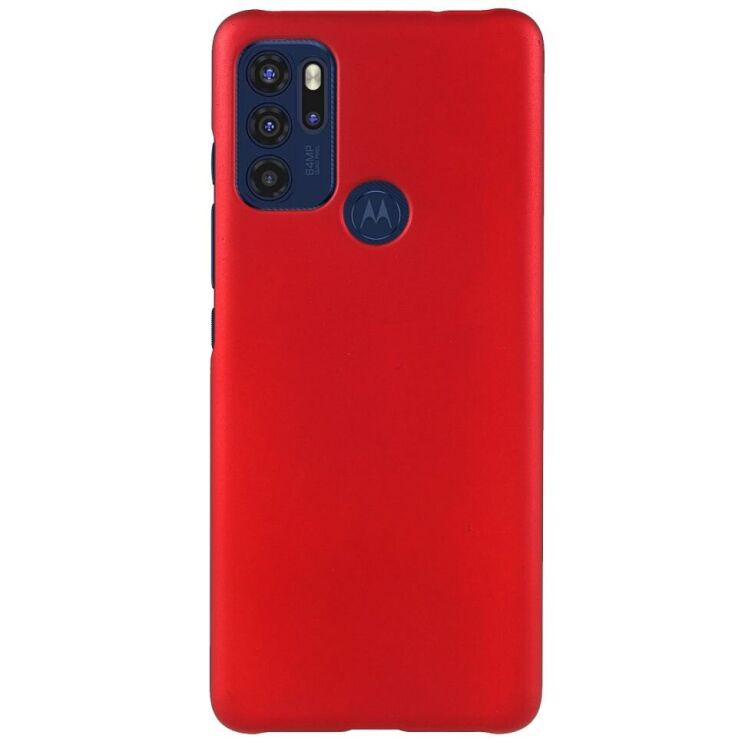 Пластиковий чохол Deexe Hard Shell для Motorola Moto G60s - Red: фото 1 з 8