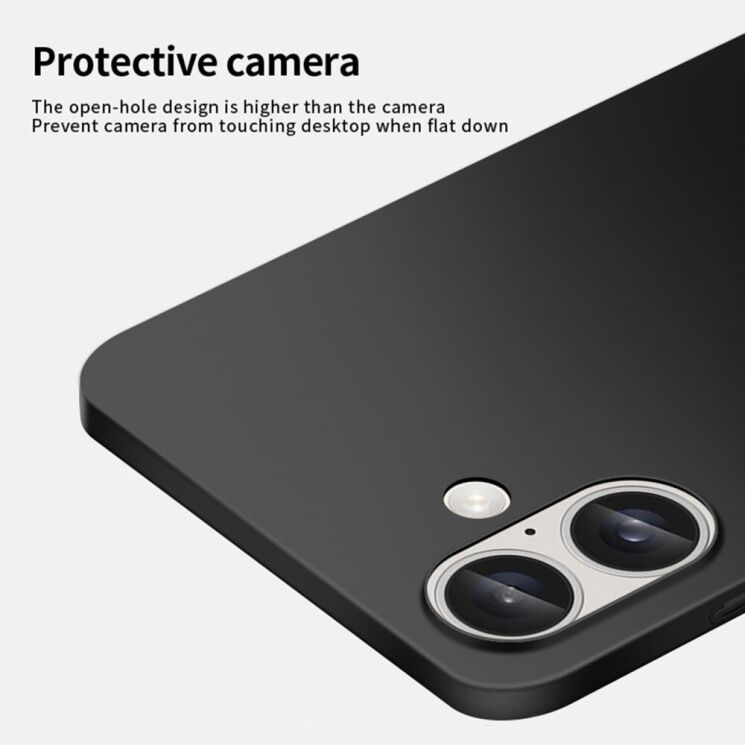 Пластиковый чехол MOFI Slim Shield для Apple iPhone 16 - Rose Gold: фото 5 из 9