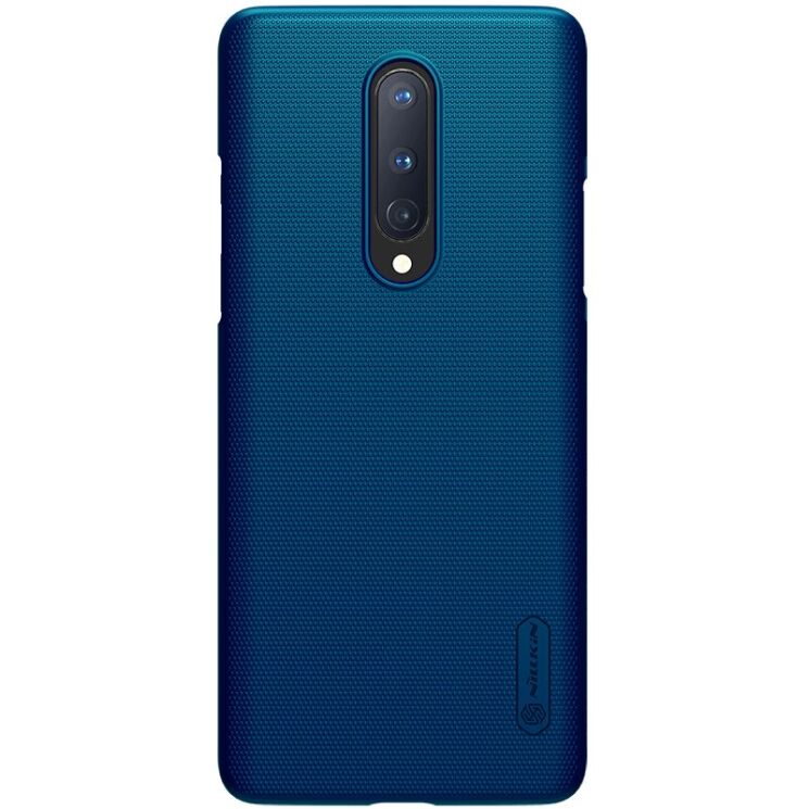Пластиковий чохол NILLKIN Frosted Shield для OnePlus 8 - Blue: фото 1 з 16