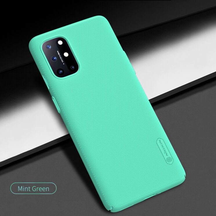 Пластиковый чехол NILLKIN Frosted Shield для OnePlus 8T - Green: фото 6 из 18