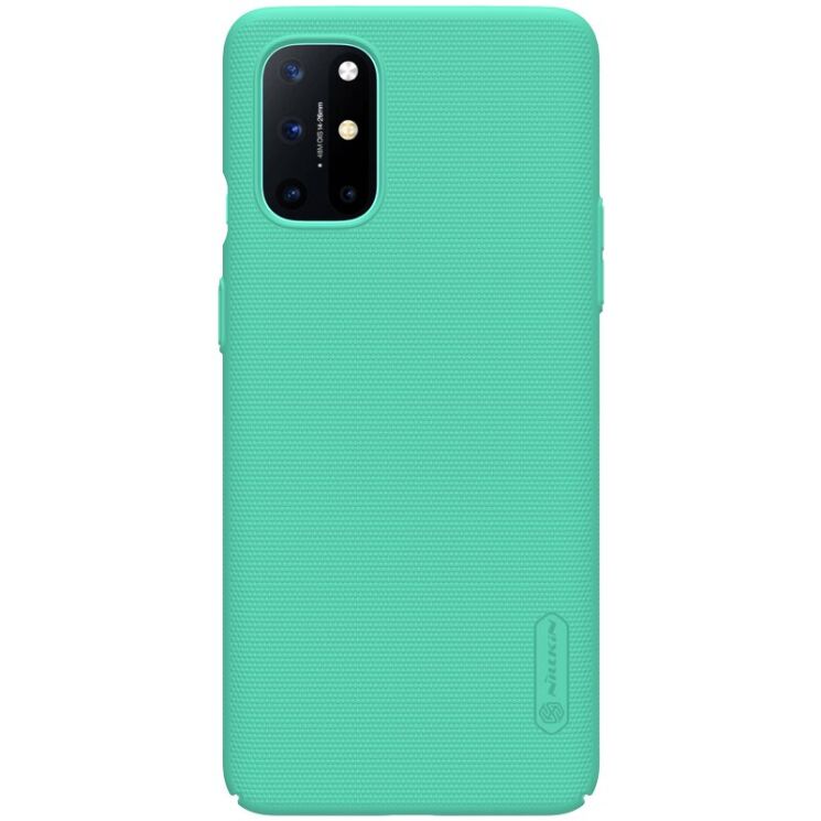 Пластиковый чехол NILLKIN Frosted Shield для OnePlus 8T - Green: фото 2 из 18