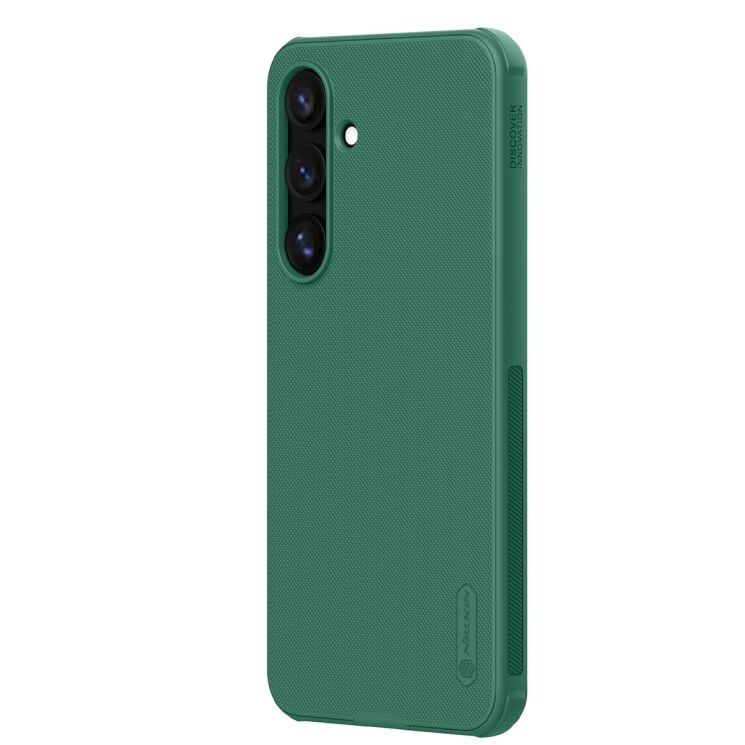 Пластиковый чехол NILLKIN Frosted Shield Pro для Samsung Galaxy S24 FE (S721) - Green: фото 2 из 19