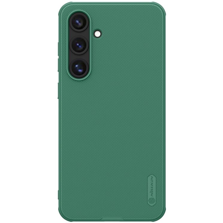 Пластиковый чехол NILLKIN Frosted Shield Pro для Samsung Galaxy S24 FE (S721) - Green: фото 1 из 19