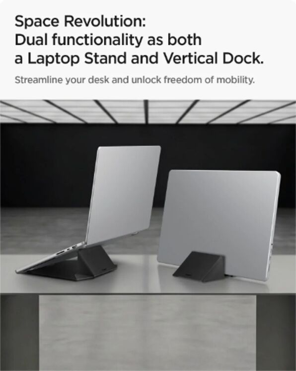 Подставка для ноутбука Spigen Slim Fold Laptop Stand LD201-S9 (AMP11118) - Black (982329B) Подставка для ноутбука Spigen Slim Fold Laptop Stand LD201-S9 (AMP11118) - Black: фото 11 из 16