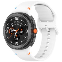 Ремінець ArmorStandart Soft Silicone (M/L) для Samsung Galaxy Watch 8 (40/44mm) / 8 Classic - White: фото 1 з 6