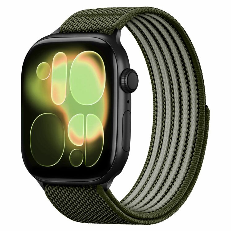 Ремінець Deexe Active Band для Apple Watch 42 (Series 10/11/12) / 41 / 40 / SE 40 / 38 - Dark Green (345162DG) Ремінець Deexe Active Band для Apple Watch 42 (Series 10/11/12) / 41 / 40 / SE 40 / 38 - Dark Green: фото 2 з 4