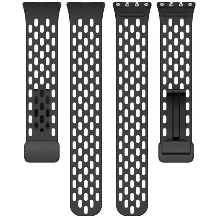 Ремешок Deexe Eclipse для Samsung Galaxy Fit 3 - Black: фото 5 из 7
