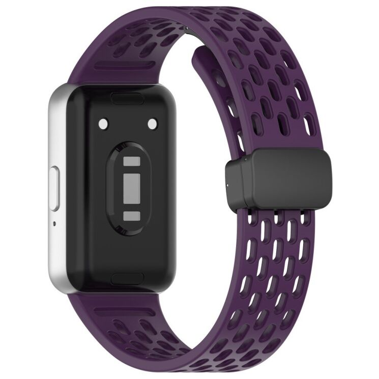 Ремінець Deexe Eclipse для Samsung Galaxy Fit 3 - Dark Purple: фото 2 з 7