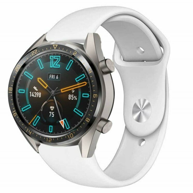 Ремешок Deexe Flexible Watch Band для Huawei Watch GT 2e - White: фото 1 из 3