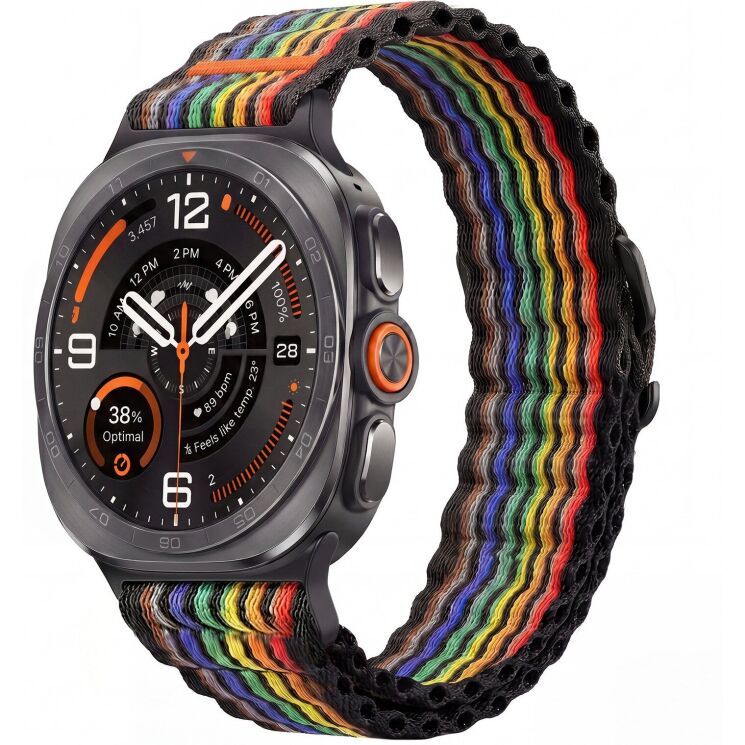 Ремешок Deexe Flow Snap для Samsung Galaxy Watch Ultra 2 / Ultra / Ultra (2025) - Rainbow (427015RW) Ремешок Deexe Flow Snap для Samsung Galaxy Watch Ultra 2 / Ultra / Ultra (2025) - Rainbow: фото 4 из 4