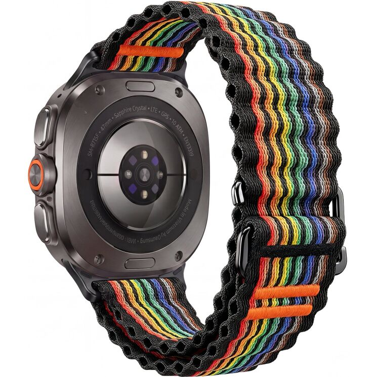 Ремешок Deexe Flow Snap для Samsung Galaxy Watch Ultra 2 / Ultra / Ultra (2025) - Rainbow (427015RW) Ремешок Deexe Flow Snap для Samsung Galaxy Watch Ultra 2 / Ultra / Ultra (2025) - Rainbow: фото 3 из 4