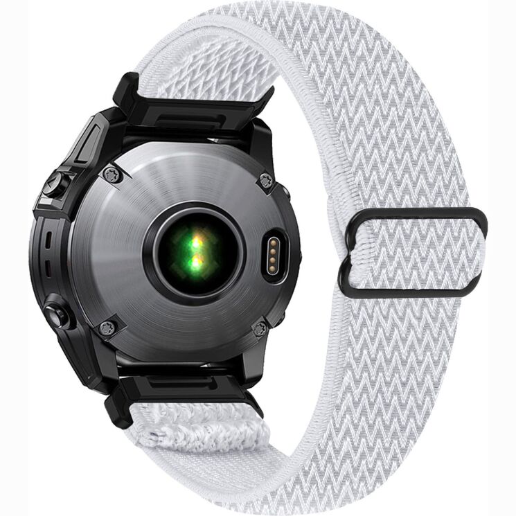 Ремешок Deexe Knitted Strap для Garmin Fenix 8 (47mm) / Fenix E (47mm) / Quatix 8 (47mm) - White (367407W) Ремешок Deexe Knitted Strap для Garmin Fenix 8 (47mm) / Fenix E (47mm) / Quatix 8 (47mm) - White: фото 1 из 5