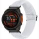 Ремешок Deexe Knitted Strap для Garmin Fenix 8 (47mm) / Fenix E (47mm) / Quatix 8 (47mm) - White (367407W). Фото 2 из 5