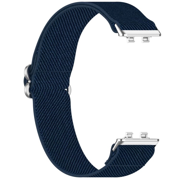 Ремешок Deexe Knitted Strap для Huawei Band 11 Pro / Band 11 - Midnight Blue: фото 2 из 5