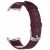 Ремешок Deexe Leather Strip для Xiaomi Mi Smart Band 8 / 9 - Wine Red: фото 1 из 6
