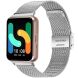 Ремінець Deexe Milanese Bracelet для Samsung Galaxy Fit 3 - Silver (349030S). Фото 2 з 6