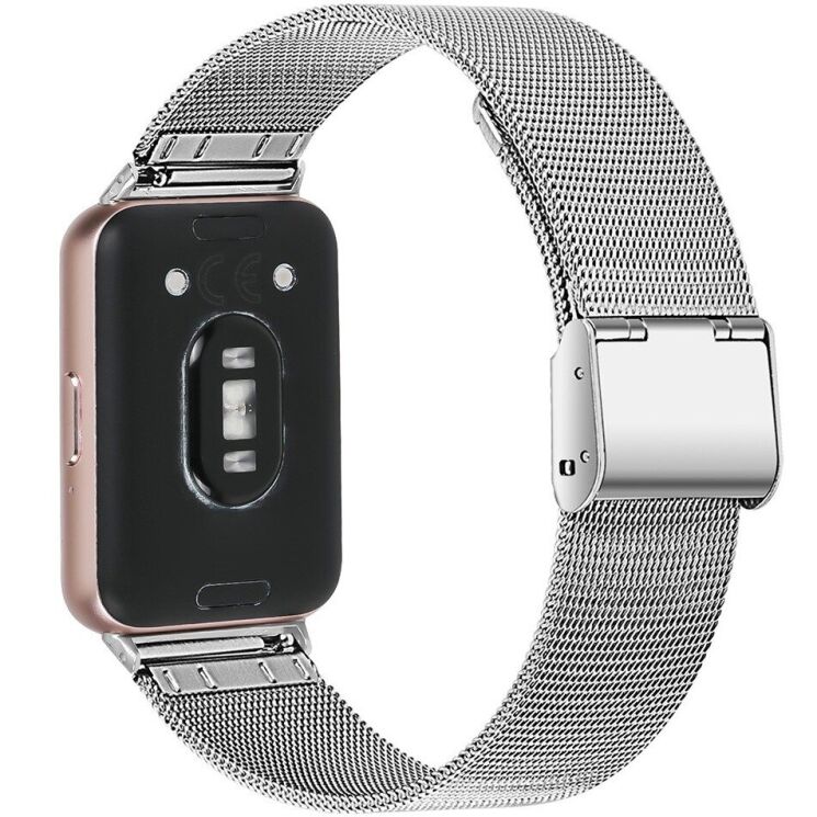 Ремінець Deexe Milanese Bracelet для Samsung Galaxy Fit 3 - Silver: фото 1 з 6