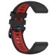 Ремінець Deexe Modern Strap для годинників Garmin з шириною кріплення QuickFit 20mm - Black / Red (270816BR). Фото 2 з 7