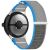 Ремешок Deexe Nylon Strap для Google Pixel Watch 3 (45mm) - Blue / Grey: фото 1 из 6
