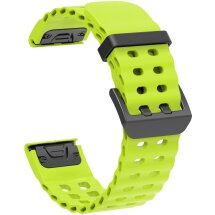 Ремешок Deexe Ocean Strap для часов Garmin c креплением QuickFit 22mm - Green: фото 1 из 6