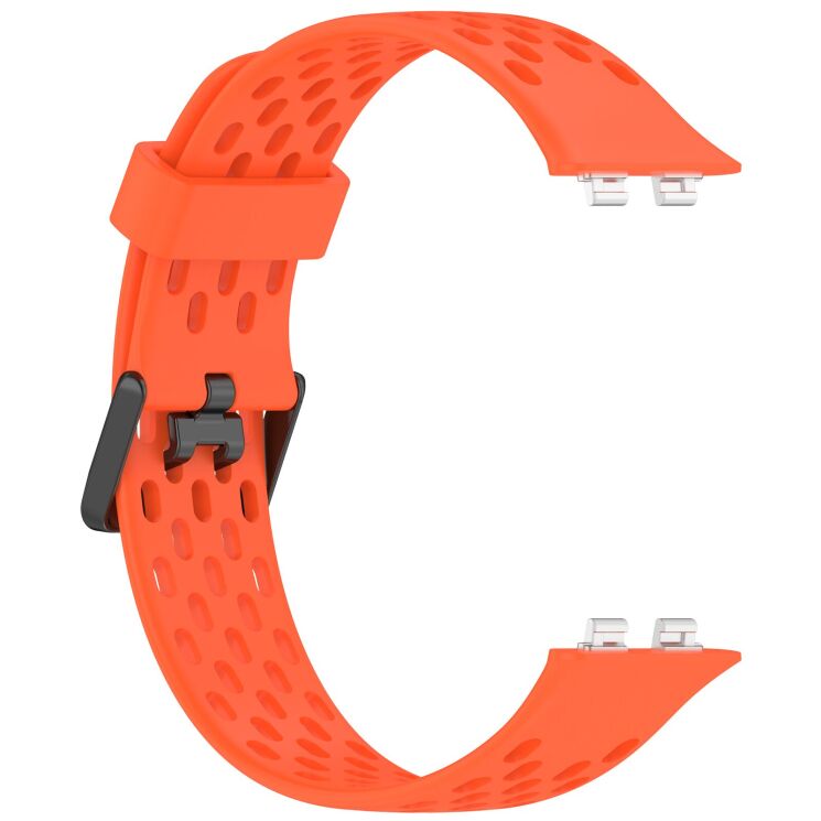 Ремешок Deexe Ocean Strap для Huawei Band 11 Pro / Band 11 - Orange (410604O) Ремешок Deexe Ocean Strap для Huawei Band 11 Pro / Band 11 - Orange: фото 3 из 9