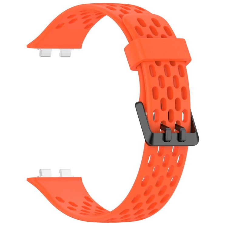Ремешок Deexe Ocean Strap для Huawei Band 11 Pro / Band 11 - Orange (410604O) Ремешок Deexe Ocean Strap для Huawei Band 11 Pro / Band 11 - Orange: фото 2 из 9