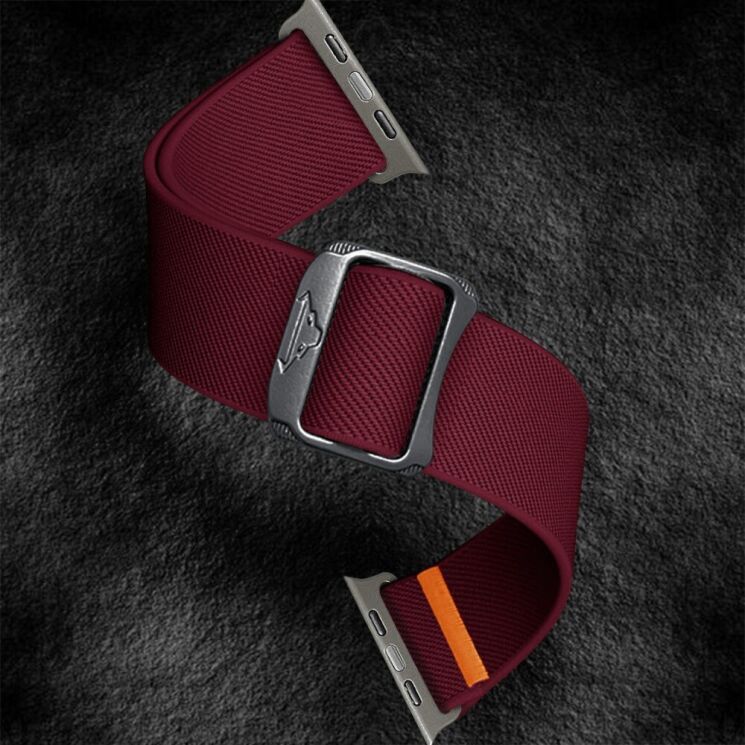 Ремешок Deexe Orbit Flex для Apple Watch 42 (Series 10) / 41 / 40 / SE 40 / 38 - Orange: фото 5 из 5