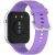 Ремінець Deexe Silicone Band для Huawei Watch Fit 3 / Fit 4 / Fit 4 Pro - Purple: фото 1 з 10