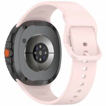 Ремінець Deexe Silicone Band для Samsung Galaxy Watch 8 (40/44mm) / 8 Classic - Pink: фото 1 з 7