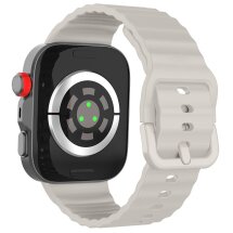Ремешок Deexe Silicone Fit для Huawei Watch Fit 3 / Fit 4 / Fit 4 Pro - Starlight: фото 1 из 4