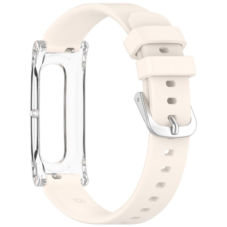 Ремешок Deexe Soft Silicone для Google Fitbit Air - Starlight: фото 3 из 9