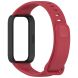 Ремешок Deexe Soft Touch для Xiaomi Mi Smart Band 9 Active / Redmi Band 3 - Black / Red (372400BR). Фото 3 из 12