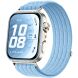 Ремешок Deexe Soft Weave для Huawei Watch Fit 4 Pro / Fit 4 / Fit 3 - Baby Blue (382908TT). Фото 2 из 5