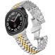 Ремешок Deexe Stainless Steel QuickFit для Samsung Galaxy Watch 8 (40/44mm) / 8 Classic / Ultra (2025) - Silver / Gold (384005SF). Фото 2 из 7
