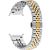 Ремешок Deexe Stainless Steel QuickFit для Samsung Galaxy Watch 8 (40/44mm) / 8 Classic (43/47mm) / Ultra 2 - Silver / Gold: фото 1 из 7