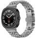 Ремешок Deexe Stainless Steel QuickFit для Samsung Galaxy Watch Ultra (2025) - Titanium (387803T). Фото 3 из 7