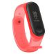 Ремешок Deexe Translucent Strap для Xiaomi Mi Band 5 / 6 - Transparent Red (229525R). Фото 3 из 4