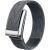 Ремешок для часов Reframe Weave Fit для WHOOP 5.0 / MG - Grey / Silver: фото 1 из 3