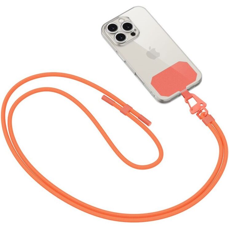 Ремешок для смартфона Tech-Protect C5S ROPE - Neon Orange: фото 2 из 3