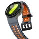 Ремінець KALEBOL Ocean Strap для Samsung Galaxy Watch 4 / 4 Classic / 5 / 5 Pro / 6 / 6 Classic / 7 / FE - Grey / Orange (358129HO). Фото 5 з 9