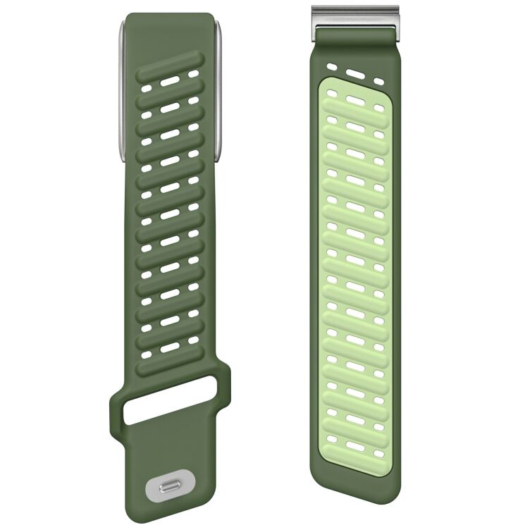 Ремінець Reframe Double Color для WHOOP 5.0 - Dark Green / Green: фото 3 з 4