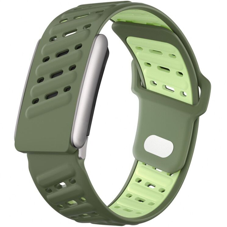 Ремінець Reframe Double Color для WHOOP 5.0 - Dark Green / Green: фото 1 з 4
