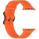 Ремінець Reframe Holes Fit для Apple Watch 49 / 46 / 45 / 44 / SE 44 / 42 (Series 1-3) / Ultra / Ultra 2 - Orange (371829O). Фото 3 з 7
