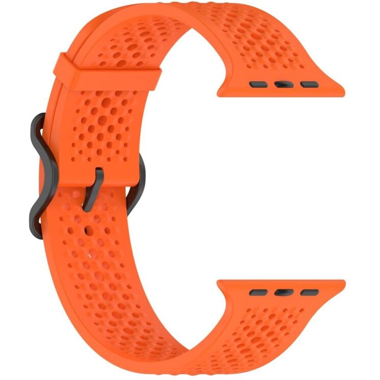 Ремінець Reframe Holes Fit для Apple Watch 49 / 46 / 45 / 44 / SE 44 / 42 (Series 1-3) / Ultra / Ultra 2 - Orange: фото 3 з 7