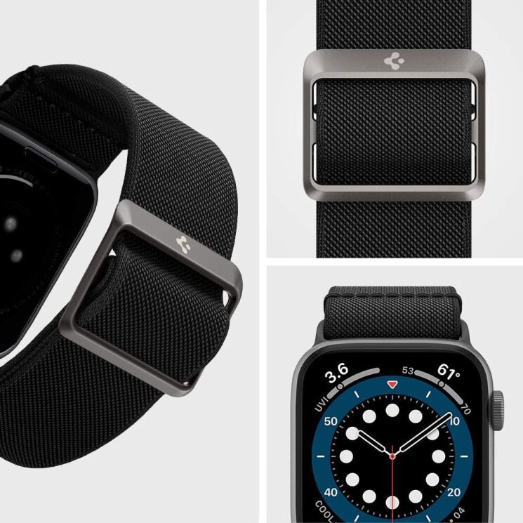 Ремінець Spigen (SGP) Lite Fit для Apple Watch 42 (Series 10) / 41 / 40 / SE 40 / 38 - Navy: фото 10 з 15