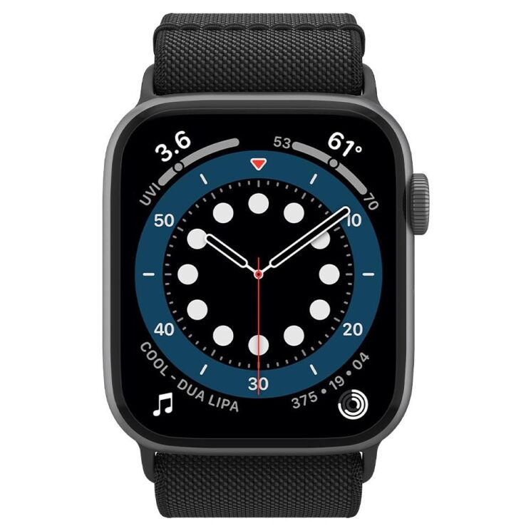Ремешок Spigen (SGP) Lite Fit для Apple Watch 42 (Series 10) / 41 / 40 / SE 40 / 38 - Black: фото 5 из 15