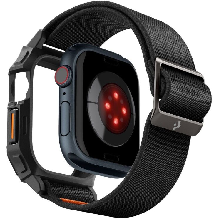 Ремешок Spigen (SGP) Lite Fit Pro для Apple Watch 10 46 mm (ACS08609) - Matte Black: фото 6 из 16