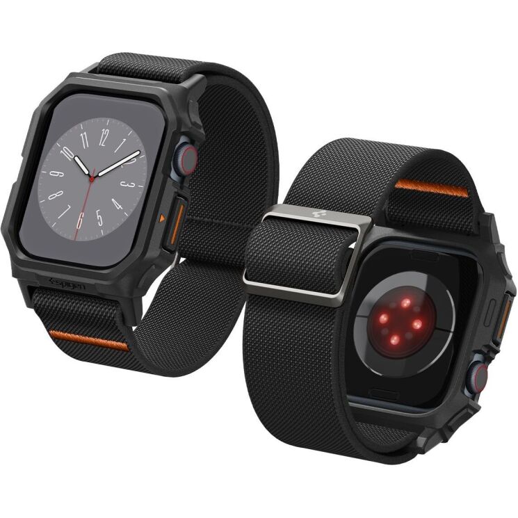 Ремешок Spigen (SGP) Lite Fit Pro для Apple Watch 10 46 mm (ACS08609) - Matte Black: фото 9 из 16